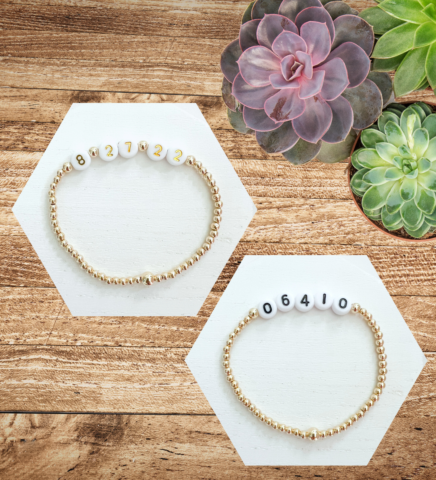 4mm 14K Gold-Filled Personalized Bracelets
