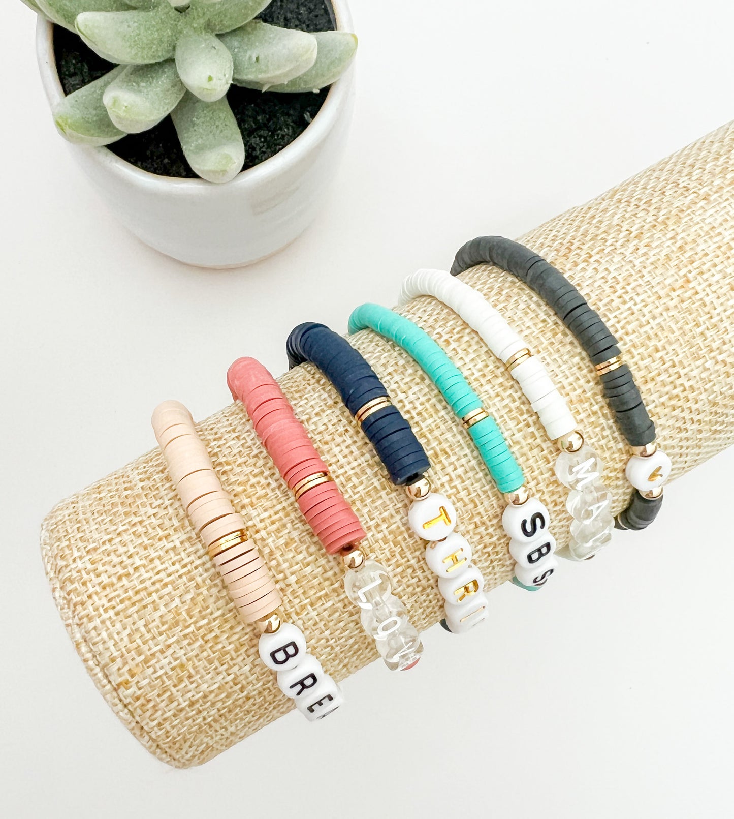 Personalized Heishi Bracelet