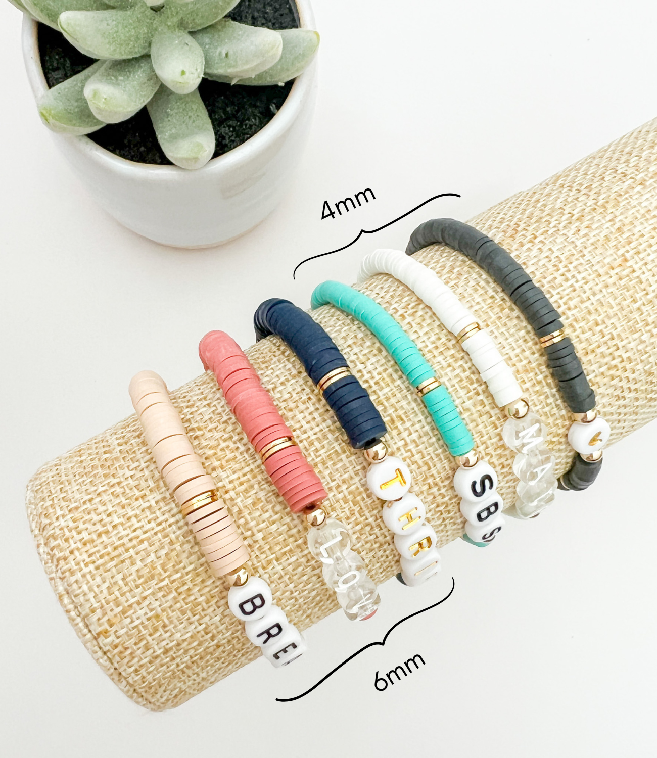 Personalized Heishi Bracelet