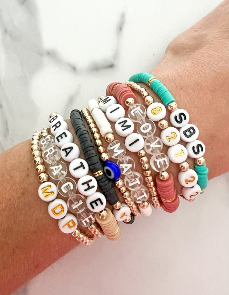 Personalized Heishi Bracelet