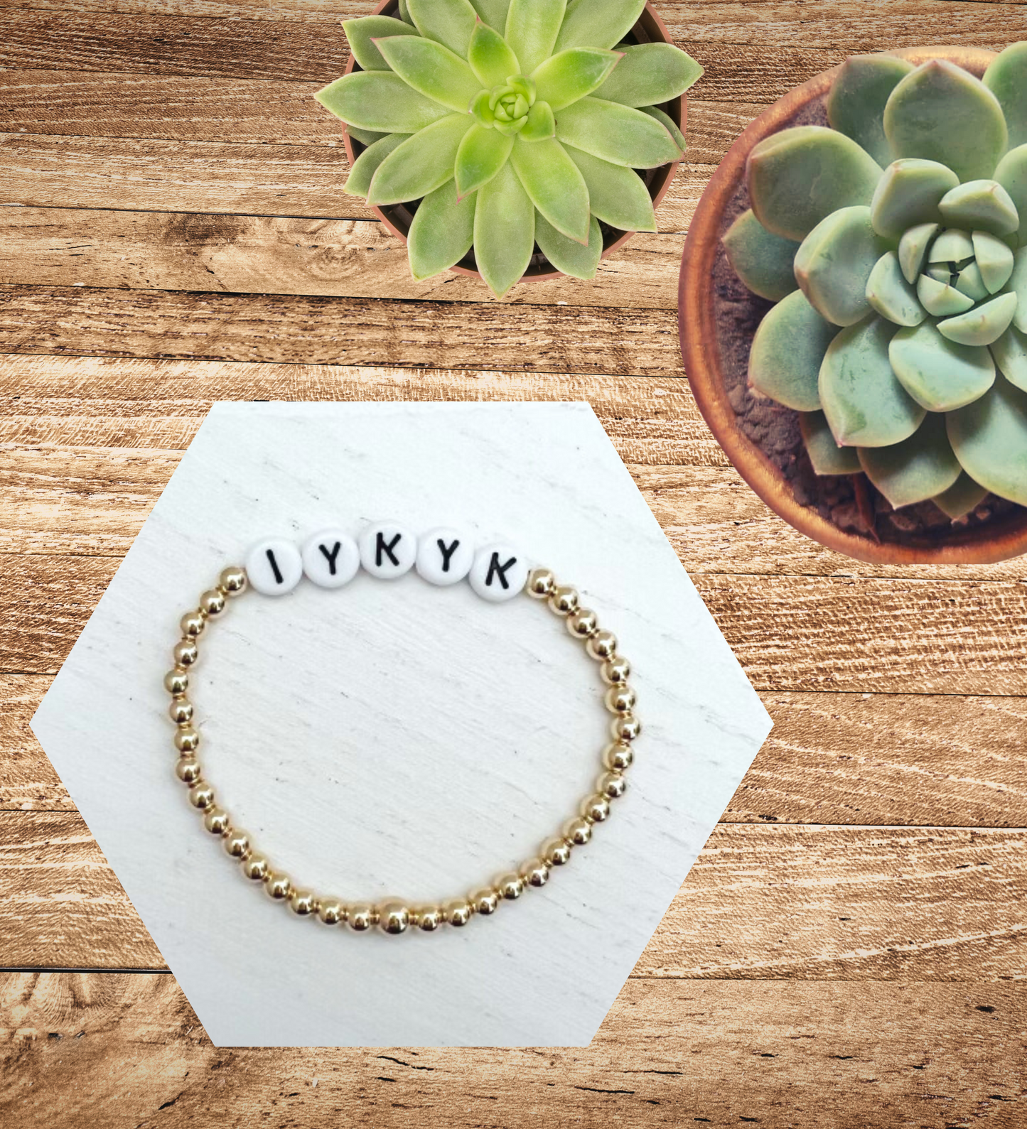 3mm 14K Gold-Filled Personalized Bracelets