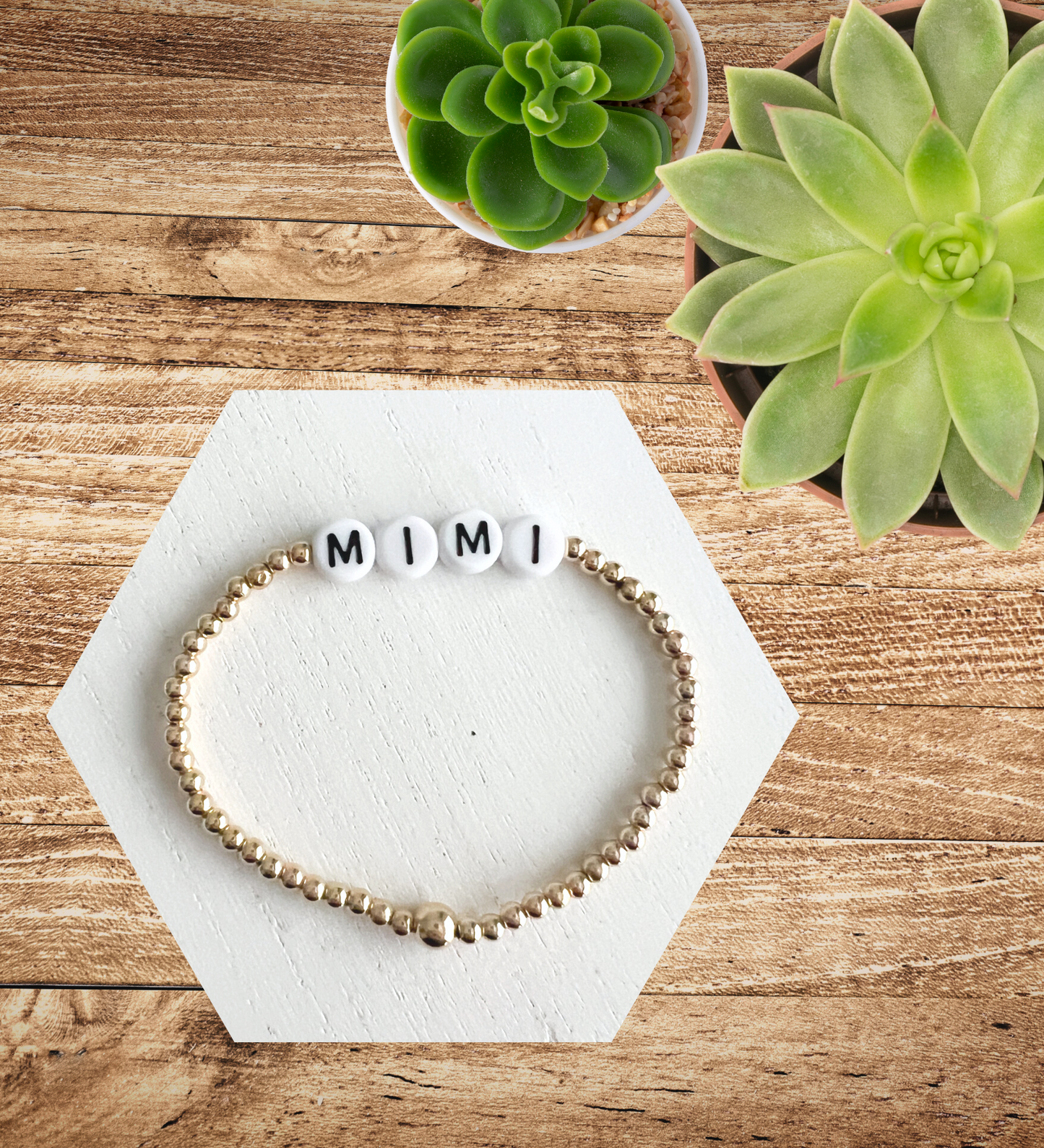 3mm 14K Gold-Filled Personalized Bracelets