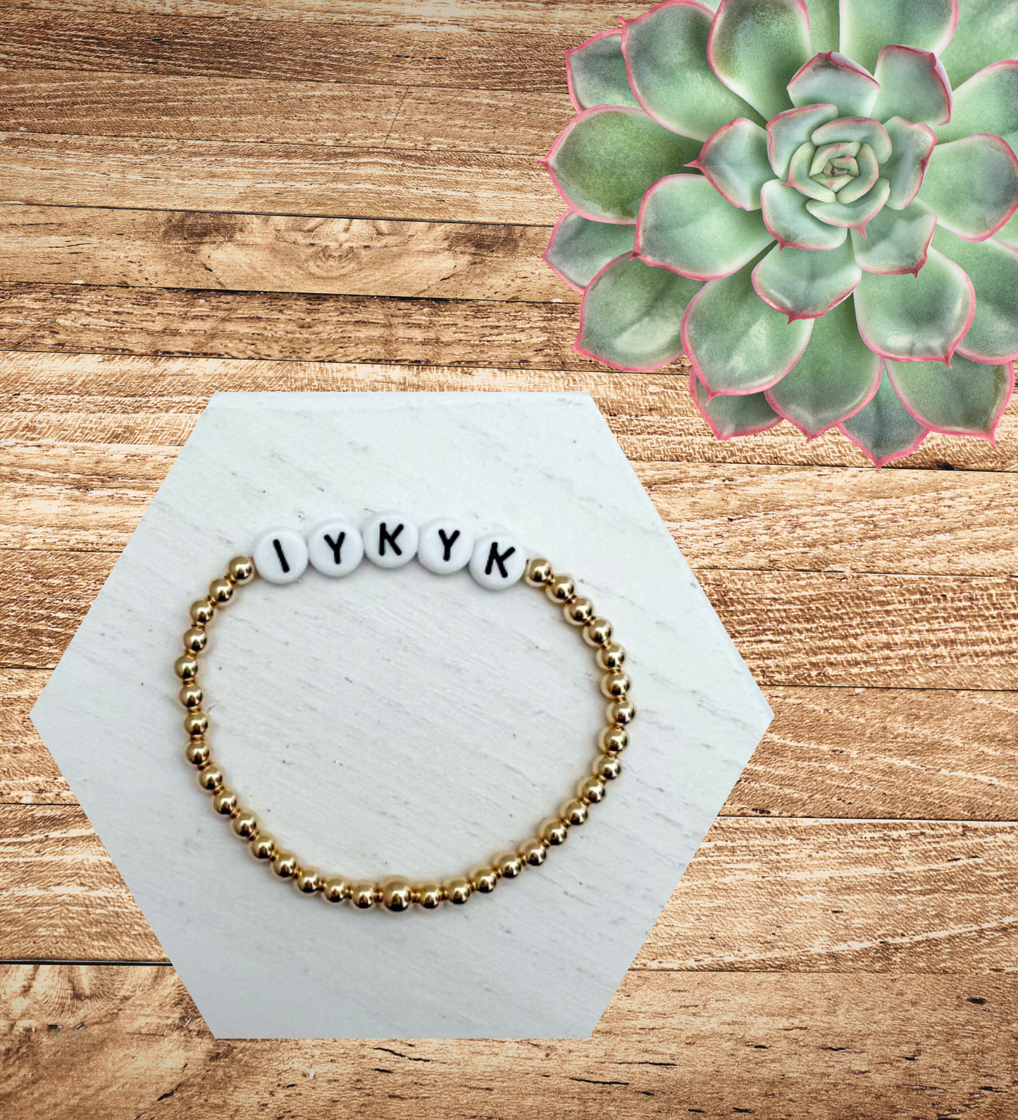 4mm 14K Gold-Filled Personalized Bracelets