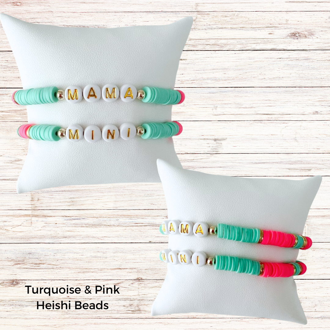  choice of all Back to School Bracelets Mommy and Me