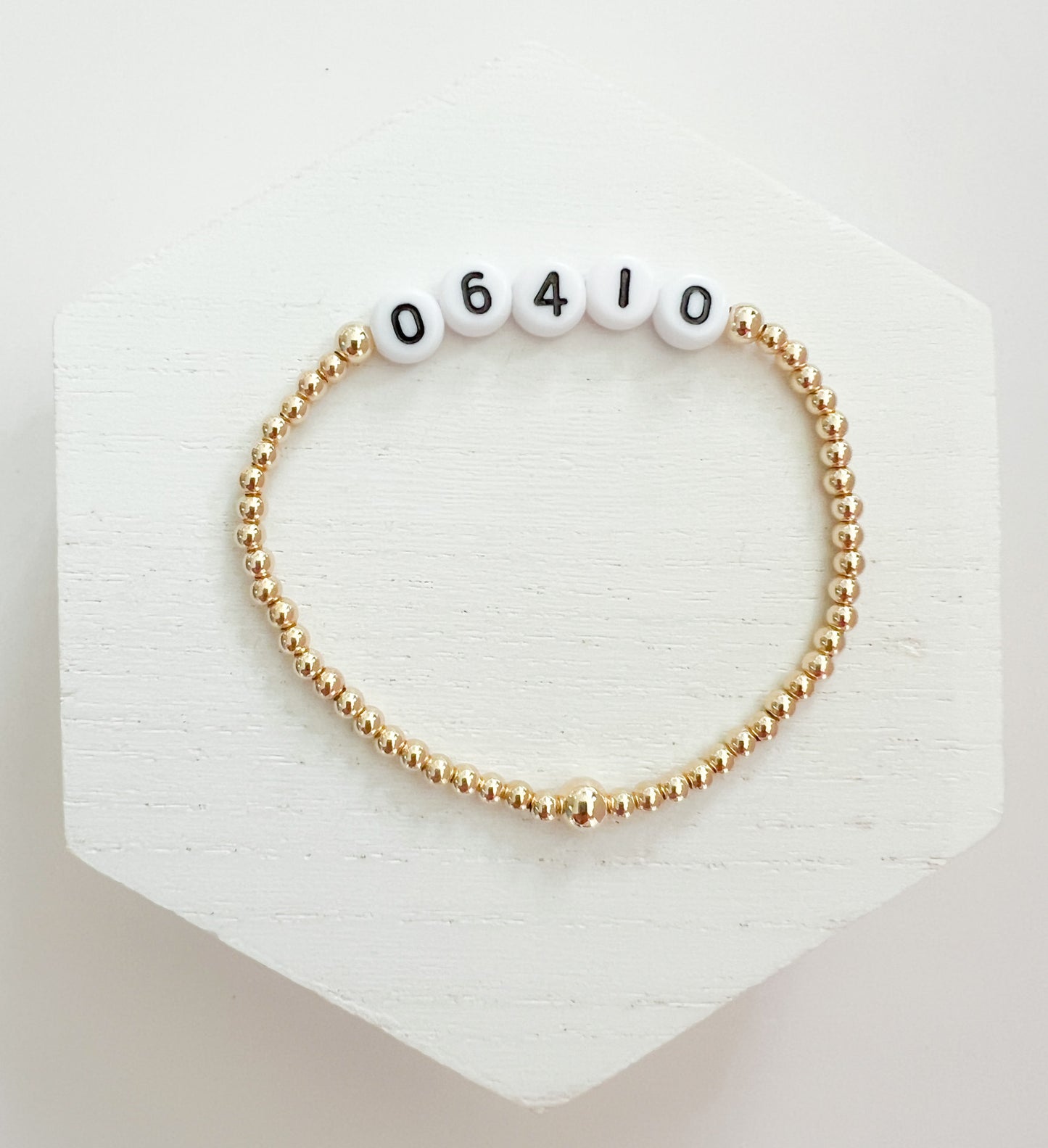 4mm 14K Gold-Filled Personalized Bracelets