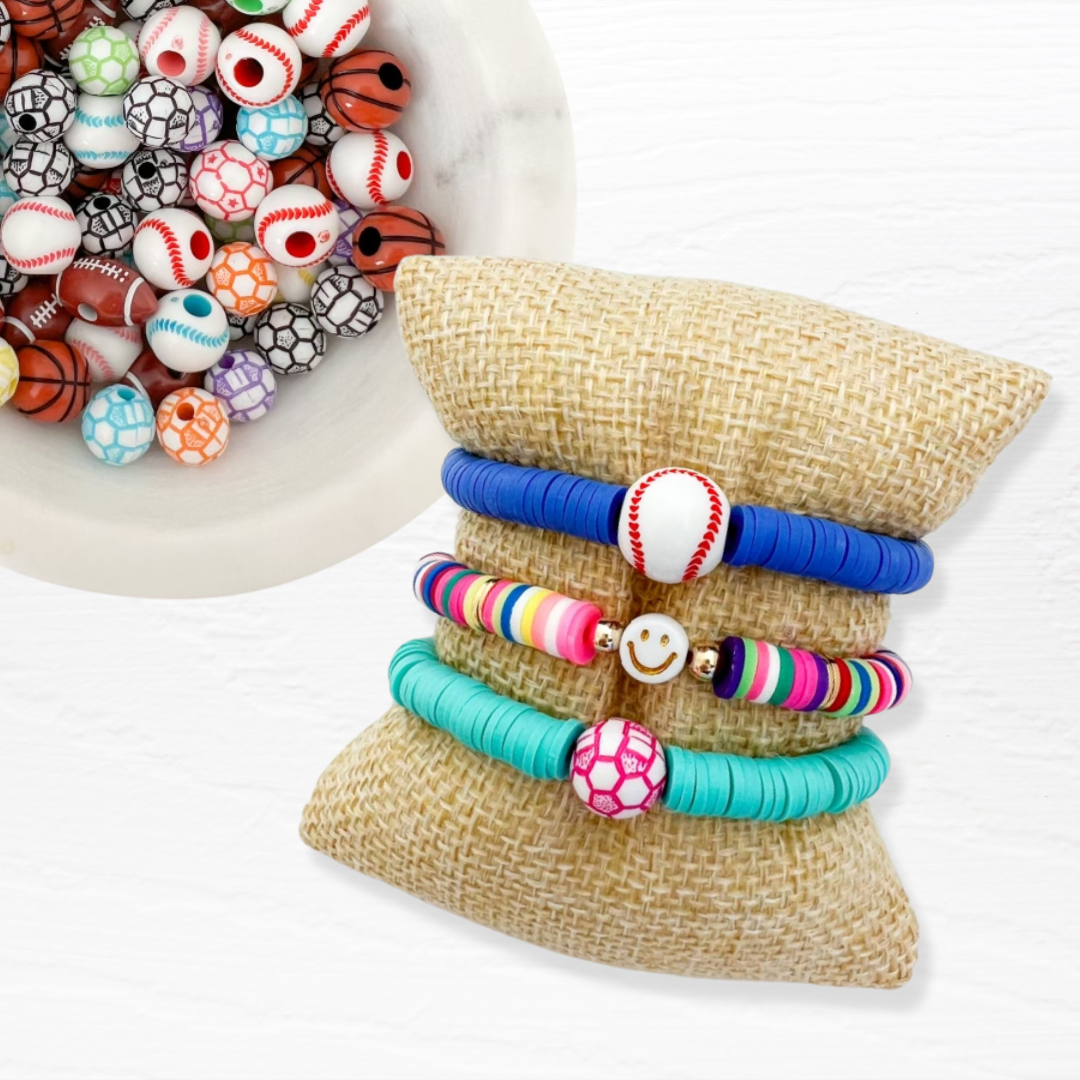 Personalized Accent Bead Kid's Bracelet The Peter – Stacks by Steph